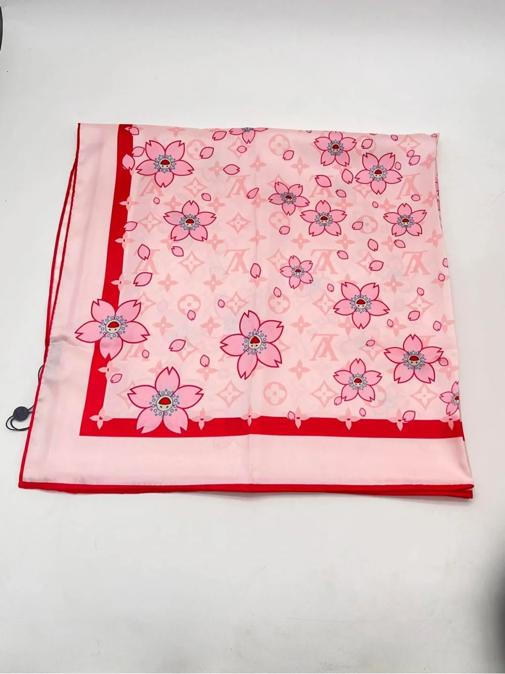 LOUIS VUITTON CHERRY BLOSSOM SILK SCARF